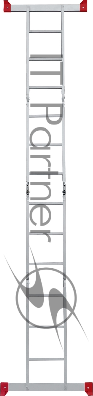 Лестница Новая Высота NV2330 двусторонняя трансформер алюминий четырехсекционнаясекц. 3ступ. полупроф. (2330403)