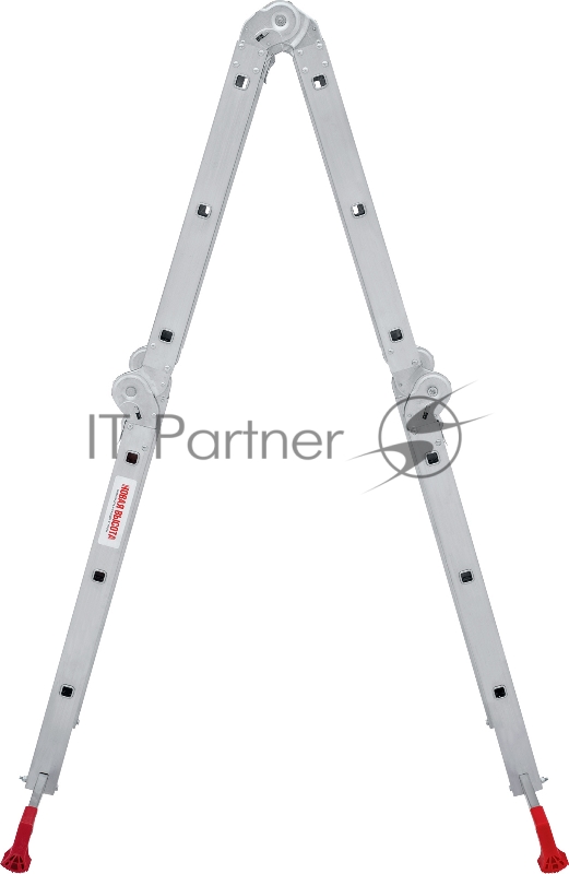 Лестница Новая Высота NV2330 двусторонняя трансформер алюминий четырехсекционнаясекц. 3ступ. полупроф. (2330403)