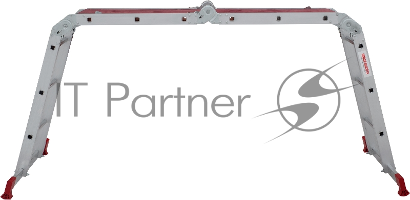 Лестница Новая Высота NV2330 двусторонняя трансформер алюминий четырехсекционнаясекц. 3ступ. полупроф. (2330403)