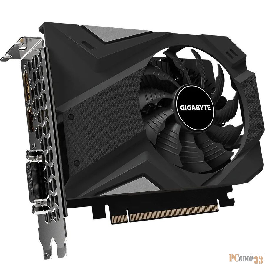 Видеокарта Gigabyte PCI-E GV-N1630OC-4GD NVIDIA GeForce GTX 1630 4096Mb 64 GDDR6 1815/12000 DVIx1 HDMIx1 DPx1 HDCP Ret