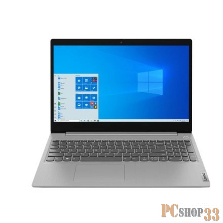 Ноутбук 15.6 HD Lenovo IdeaPad 3 grey (Cel N4020/4Gb/256Gb SSD/noDVD/VGA int/no OS) (81WQ00EMRK)