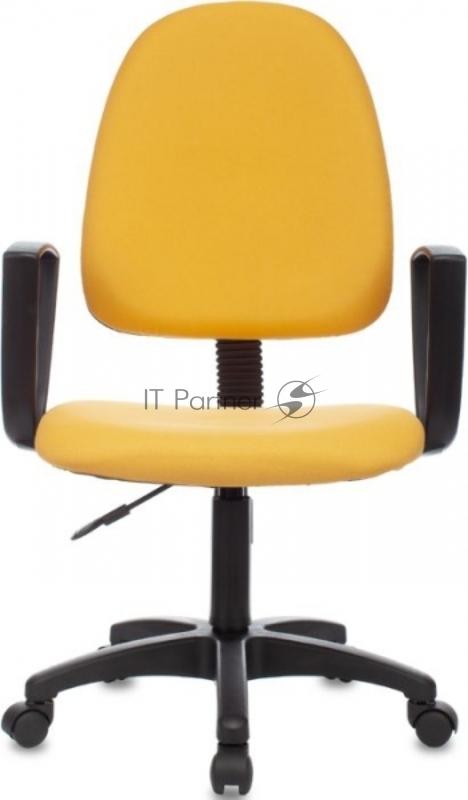 Кресло Бюрократ CH-1300N желтый 15-155 крестовина пластик