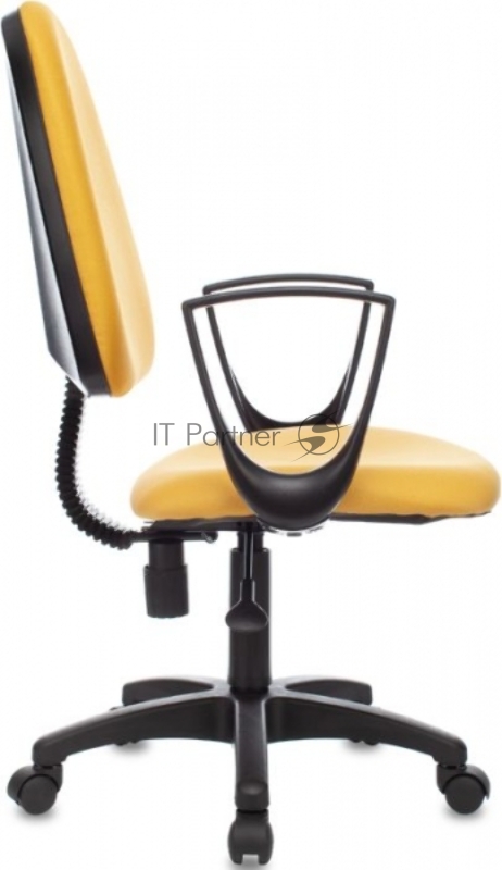 Кресло Бюрократ CH-1300N желтый 15-155 крестовина пластик