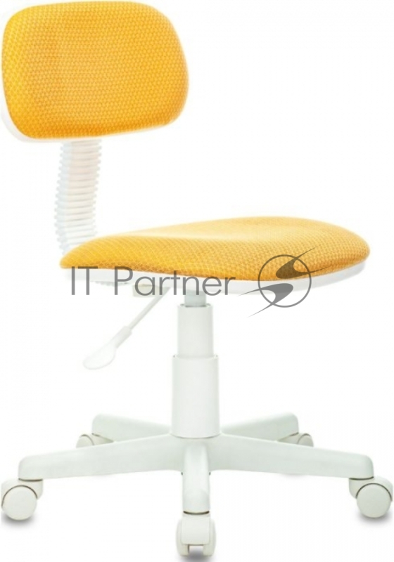 Кресло детское Бюрократ CH-W201NX желтый V398-30 крестовина пластик пластик белый