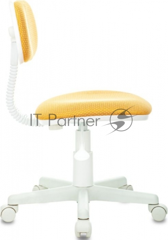 Кресло детское Бюрократ CH-W201NX желтый V398-30 крестовина пластик пластик белый