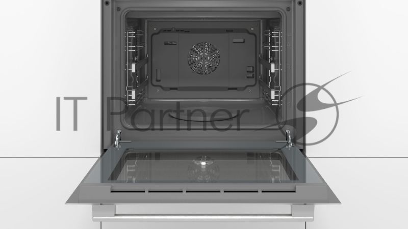 Встраиваемый духовой шкаф с функцией добавления пара60 см, Serie 6, 66 л, Vario-гриль большой площади, Верхний/нижний жар, Горячий воздух, Горячий воздух нежный, Гриль с конвекцией, Нижний жар, Режим для пиццы, белый цвет