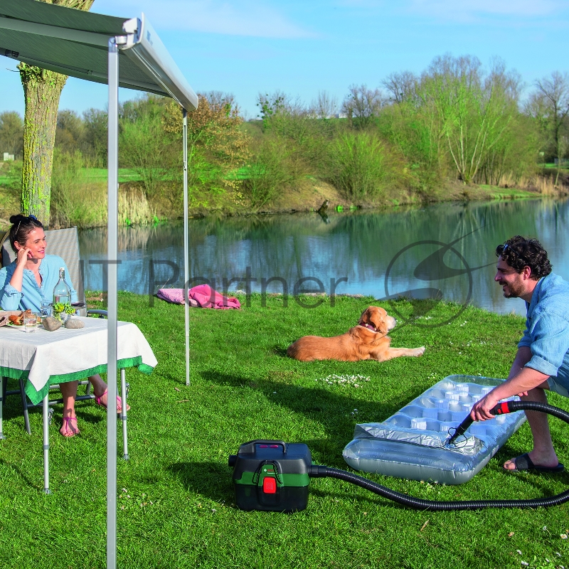 Строительный пылесос Bosch AdvancedVac 18-8 (без акк. и з.у.) 1000Вт (уборка: сухая/влажная) зеленый