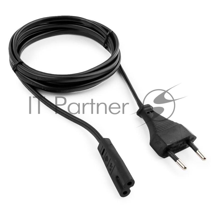Кабель питания для ноутбуков, аудио/видео техники Cablexpert/Gembird PC-184/2-1.8М, 1.8м, 2-pin, черный, пакет