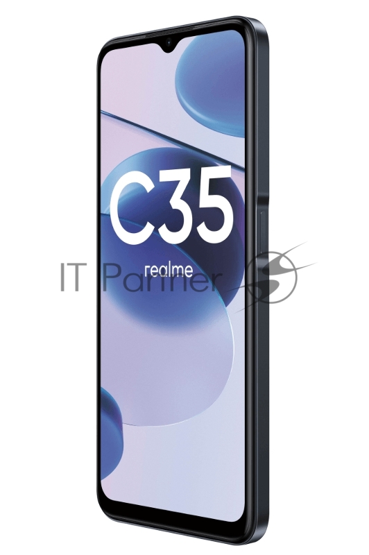 Смартфон Realme C35 128Gb 4Gb черный моноблок 3G 4G 2Sim 6.6 1080x2408 Android 11 50Mpix 802.11 a/b/g/n/ac NFC GPS GSM900/1800 GSM1900 TouchSc microSD max256Gb