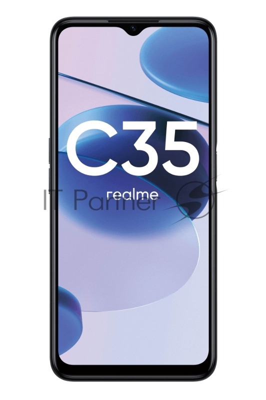 Смартфон Realme C35 128Gb 4Gb черный моноблок 3G 4G 2Sim 6.6 1080x2408 Android 11 50Mpix 802.11 a/b/g/n/ac NFC GPS GSM900/1800 GSM1900 TouchSc microSD max256Gb