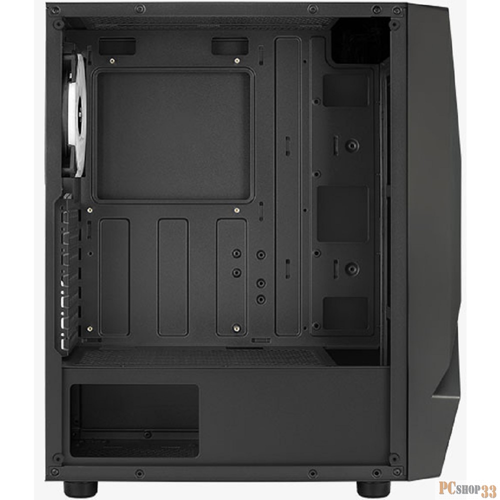 Корпус MidiTower AeroCool SCAPE-G-BK-v2 ATX Black 2x140mm FRGB fan + 1*120mm FRGB fan (4711099471546)