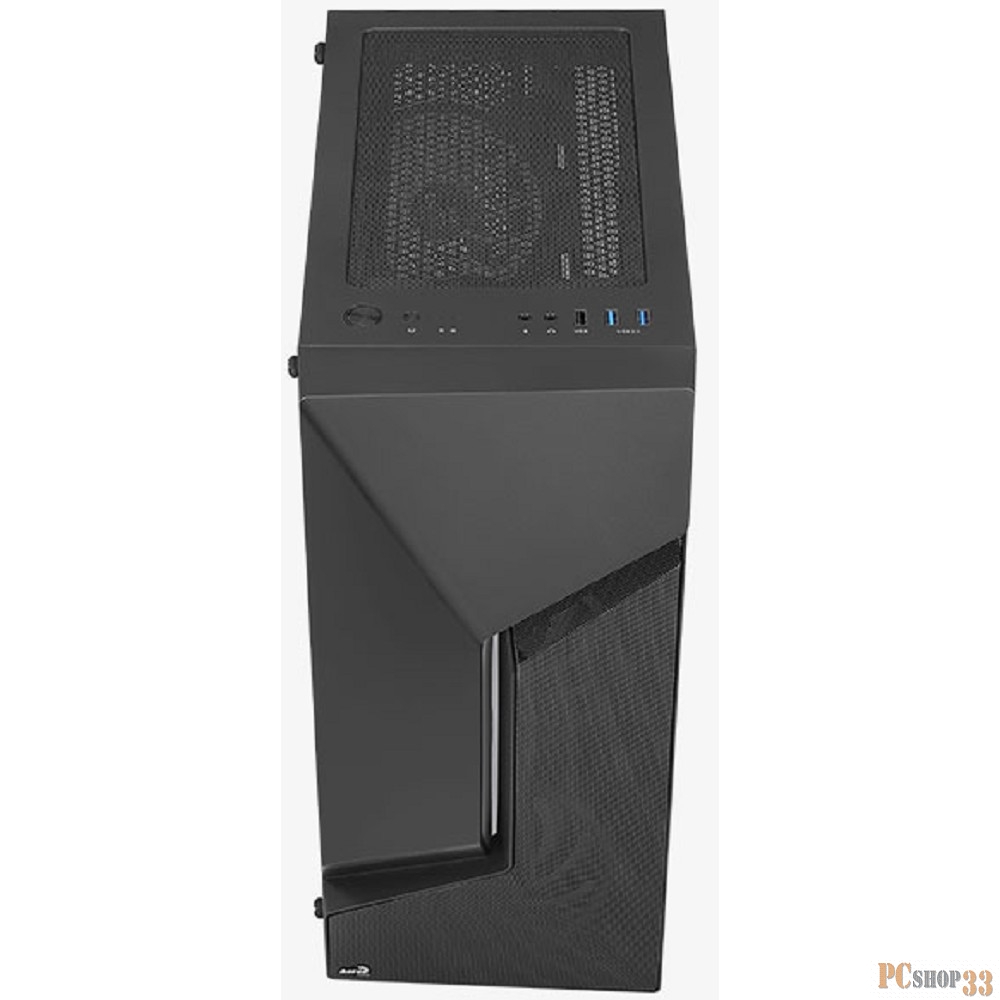 Корпус MidiTower AeroCool SCAPE-G-BK-v2 ATX Black 2x140mm FRGB fan + 1*120mm FRGB fan (4711099471546)