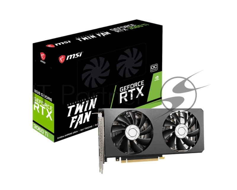 Видеокарта PCIE16 RTX3060TI 8GB GDDR6 RTX3060TI TWIN FAN 8GOC MSI