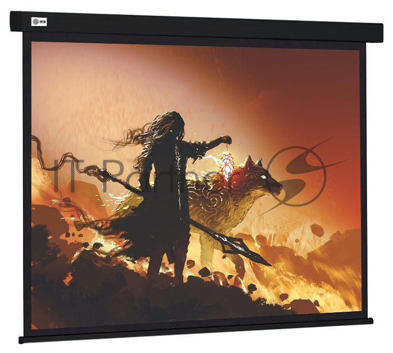 Экран Cactus 149.4x265.7см Wallscreen CS-PSW-149X265-BK 16:9 настенно-потолочный рулонный черный