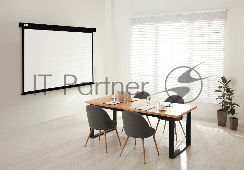 Экран Cactus 213x213см Wallscreen CS-PSW-213X213-BK 1:1 настенно-потолочный рулонный черный