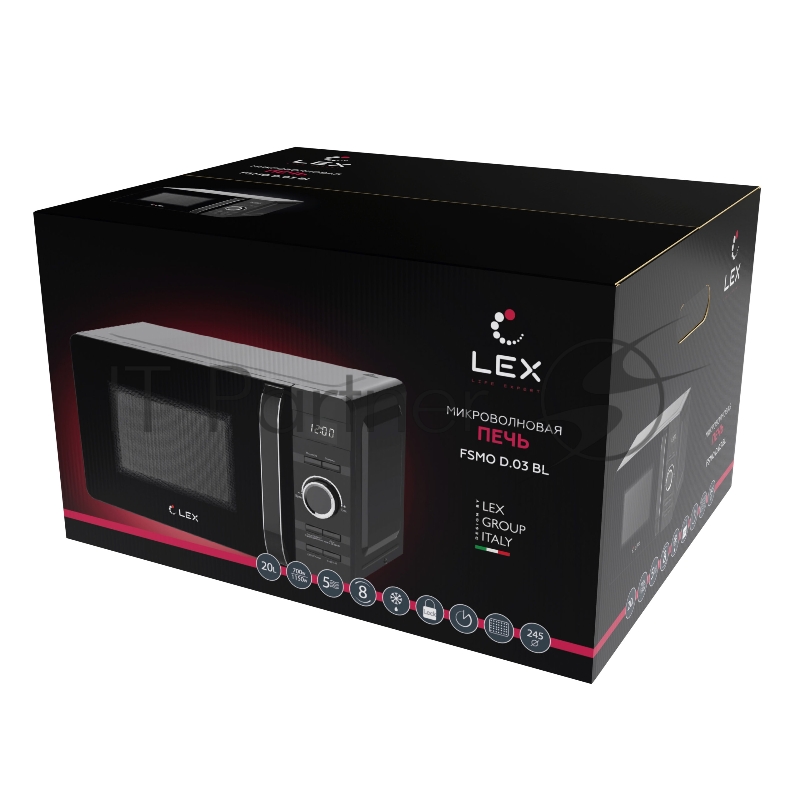 Микроволновая печь LEX FSMOD.03BL черная