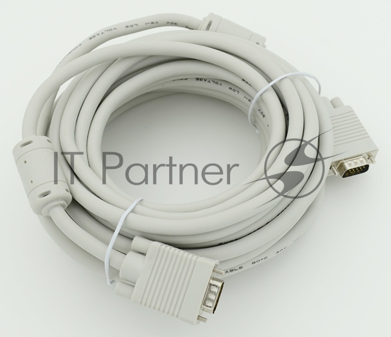 Кабель монитор - SVGA card (15M-15M) 2 filters 10m
