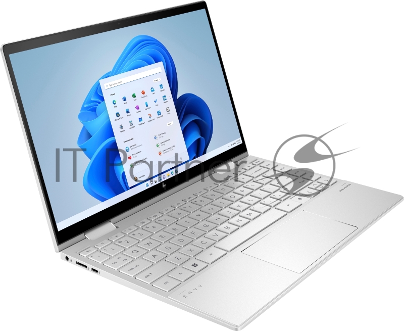 Ноутбук HP Envy 13x360 13-bd0014ur 13.3(1920x1080 OLED)/Touch/Intel Core i5 1135G7(2.4Ghz)/8192Mb/512PCISS Iris Xe /Cam/BT/WiFi/51WHr/war 1y/Natural silver/WinHome + Fingerprint reader