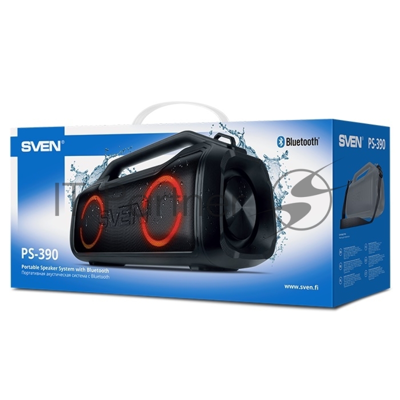 Мобильные колонки Sven PS-390 2.0 чёрные
