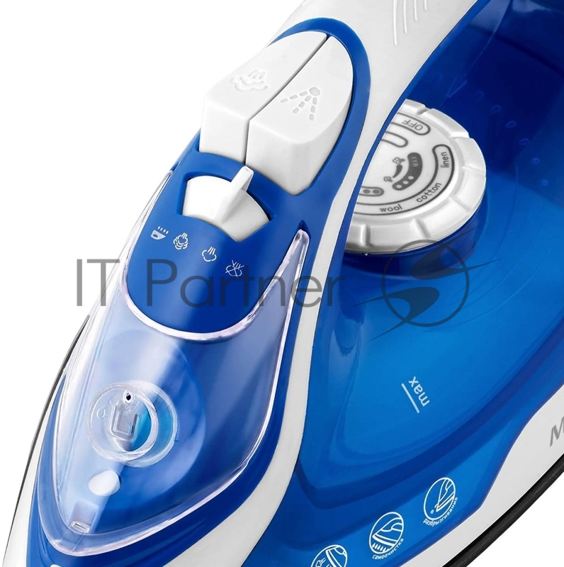Утюг Maxwell MW-3007 (MC) синий/белый