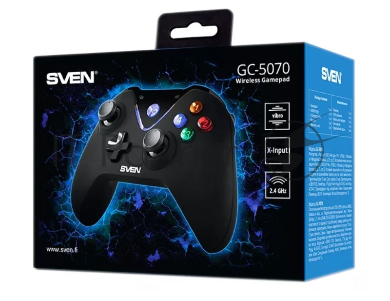 Геймпад Sven GC-5070 чёрный беспроводной