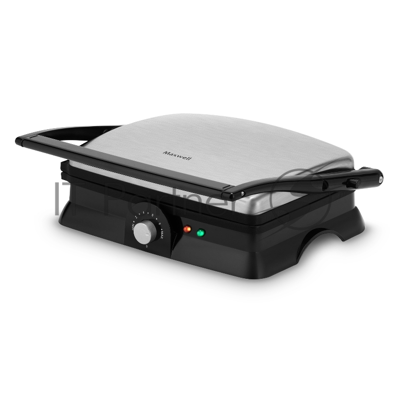 Электрогриль Maxwell MW-1960 (ST) (2000 Вт. Пластины с антипригарное. покрыт.Размер пластин 297х235 мм)