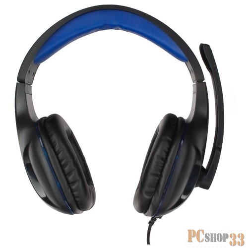 Наушники Gembird MHS-G205, код Survarium, черн/син, рег громкости, каб 1.8м