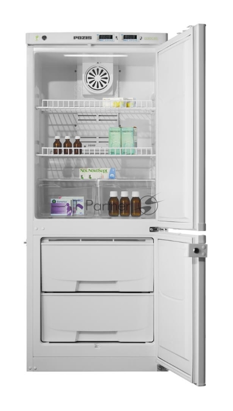 Холодильник комбинированный лабораторный ХЛ-250-1 POZIS белый, дв. металлические