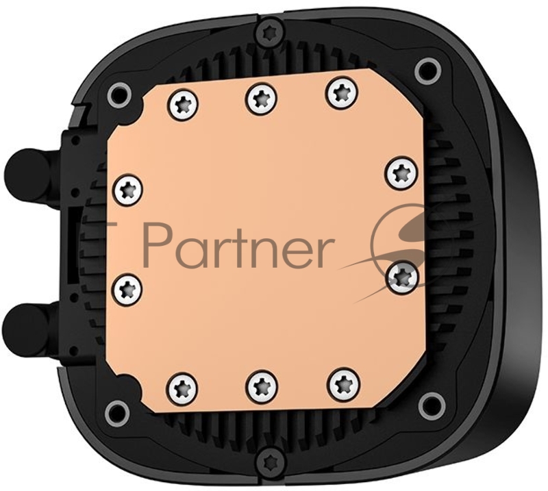 Система водяного охлаждения Deepcool LE300 Soc-AM5/AM4/1151/1200/1700 4-pin 18-33dB Al+Cu 945gr LED Ret