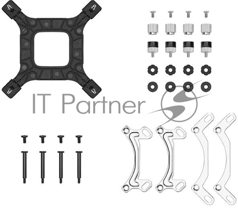 Система водяного охлаждения Deepcool LE300 Soc-AM5/AM4/1151/1200/1700 4-pin 18-33dB Al+Cu 945gr LED Ret