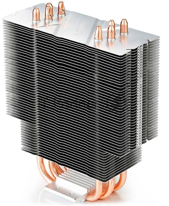 Устройство охлаждения(кулер) Deepcool GAMMAXX 400 BLUE BASIC Soc-AM4/1151/1200/1700 4-pin 18-30dB Al+Cu 130W 640gr LED Ret