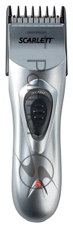 Машинка для стрижки Scarlett SC-160 серый 3Вт (насадок в компл:1шт)
