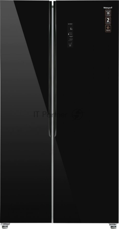 Холодильник Weissgauff WSBS 736 NFBG Inverter Professional черный (двухкамерный)