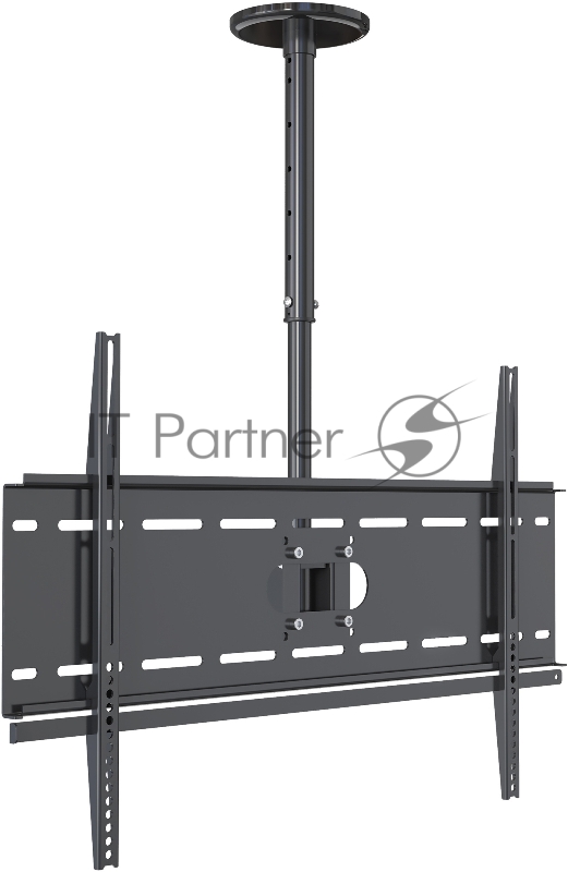 Кронштейн для телевизора Cactus CS-CP04-R черный 37-70 макс.81.6кг потолочный поворот и наклон