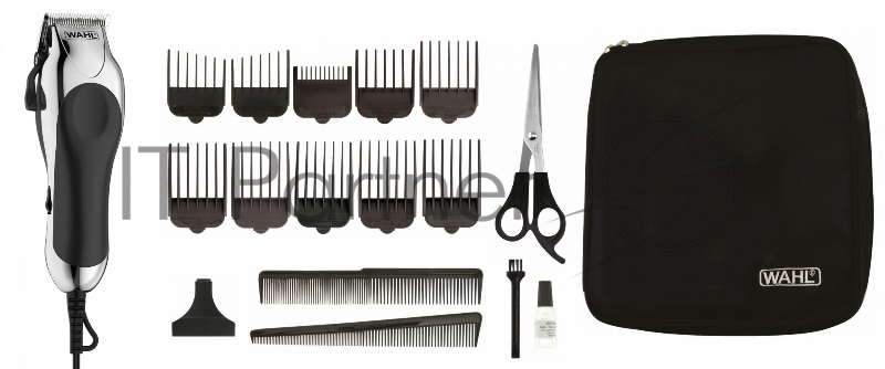 Машинка для стрижки Wahl Chrome Pro черный/серебристый