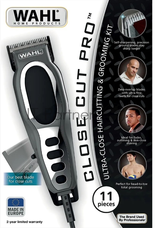 Машинка для стрижки Wahl Close Сut Pro Grey серый