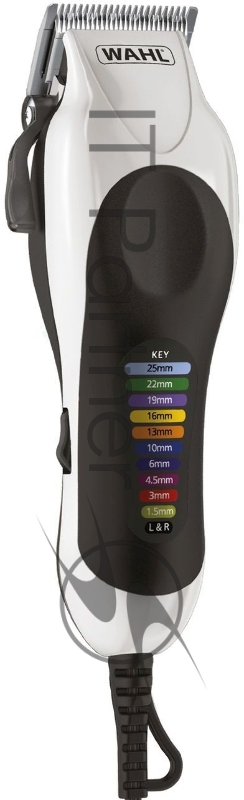 Машинка для стрижки Wahl Color Pro Plus белый/серебристый
