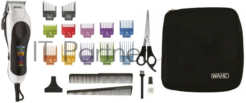 Машинка для стрижки Wahl Color Pro Plus белый/серебристый