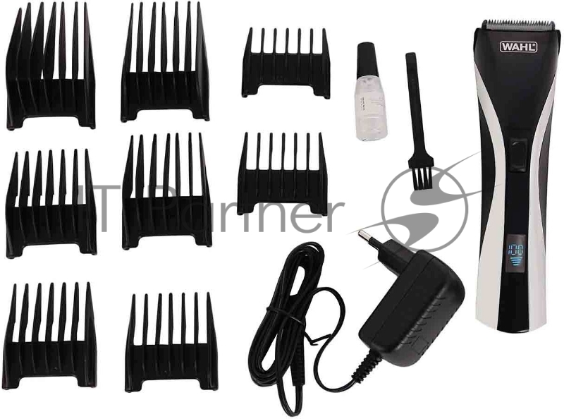 Машинка для стрижки Wahl Hair & Beard LCD черный