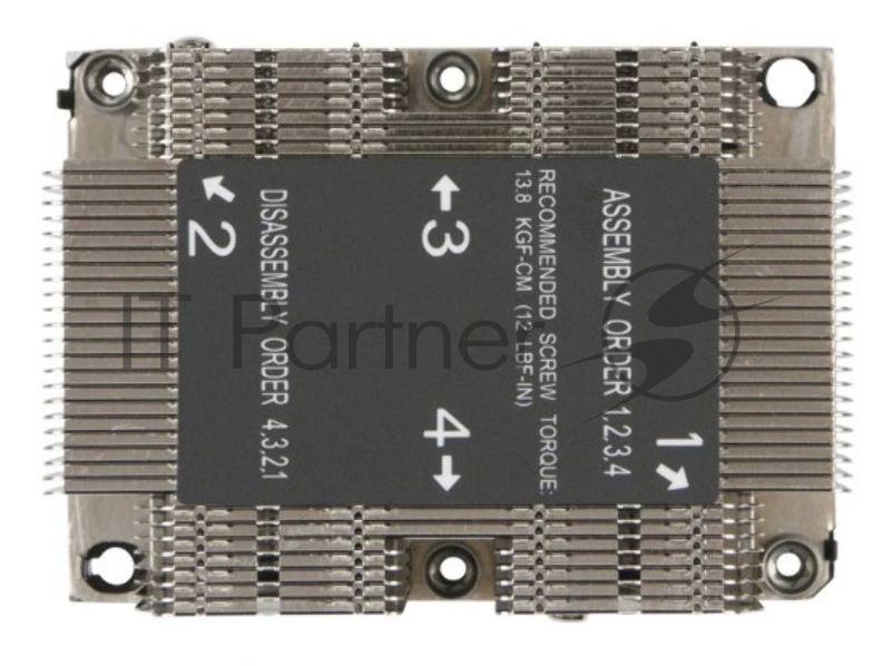 Радиатор Supermicro SNK-P0068PS 2U Passive CPU HS for X11 Purley, Narrow Retention Mechanism