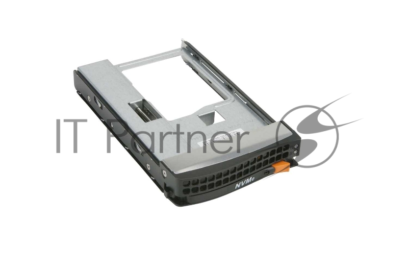 Корзина Supermicro MCP-220-00138-0B Tool-less NVMe Black gen-5 3.5-to-2.5 drive tray, Orange tab