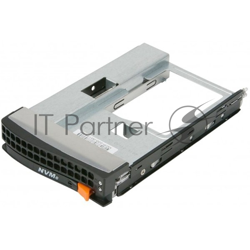 Корзина Supermicro MCP-220-00138-0B Tool-less NVMe Black gen-5 3.5-to-2.5 drive tray, Orange tab