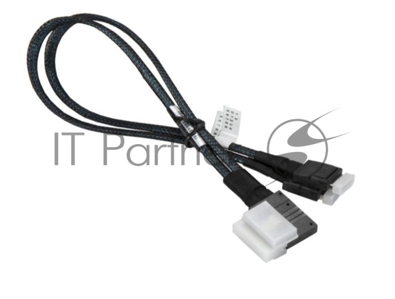 Кабель Supermicro SLIMLINE SAS x8 (LA) to 2x Oculink x4,INT, 36CM,34AWG