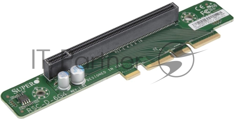Карта расширения RISER PCIE16 1U RSC-D-6G4 SUPERMICRO