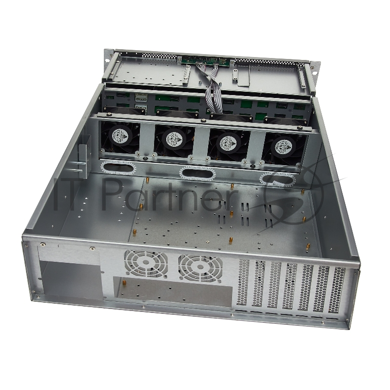 Серверный корпус ExeGate Pro EX281302RUS 3U660-HS16 <RM 19, высота 3U, глубина 660, БП 2U-800ADS,16xHotSwap, USB>