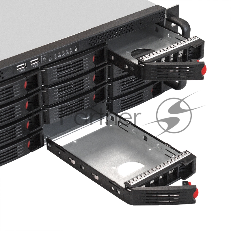 Серверный корпус ExeGate Pro EX281301RUS 3U660-HS16 <RM 19, высота 3U, глубина 660, БП 2U-700ADS,16xHotSwap, USB>