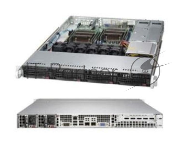 Корпус Supermicro CSE-815TQC-R706CB 1U 750W