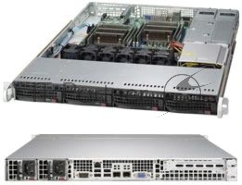 Корпус Supermicro CSE-815TQC-R706CB 1U 750W