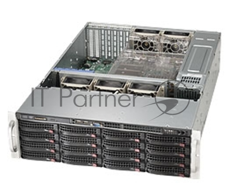Корпус Supermicro CSE-836BA-R920B 3U chassis/16x 3.5 hot-swap drive/920W Redundant