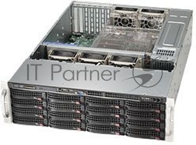 Корпус Supermicro CSE-836BA-R920B 3U chassis/16x 3.5 hot-swap drive/920W Redundant